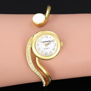 Reloj Mujer  Luxury Rose Gold Dial Women Watches Full Steel Analog Quartz Wristwatch Hot Montre Femme 2019