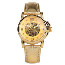 Load image into Gallery viewer, Women&#39;s Watch Automatic Mechanical Watch Ladies Clock Skeletons Wristwatch Hollow Out Automatic-self-winding