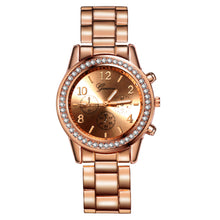 Load image into Gallery viewer, Women&#39;s Watches Geneva Classic Luxury Rhinestone Watch Women Watches Ladies Fashion Gold Watch Clock Reloj Mujer Montre Femme