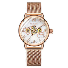 Load image into Gallery viewer, ORKINA Automatic mechanical watch women Rose Gold watch Lady relojes mujer women wristwatches Girl Dress Clock Montre Femme