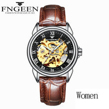 Load image into Gallery viewer, Women Watches Automatic Mechanical Watch Female Tourbillon Clock Reloj Mujer Skeleton Hour Top Brand Wristwatch Relogio Feminino