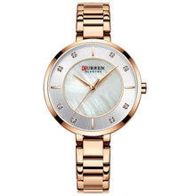 Load image into Gallery viewer, Woman Watches Rose Curren Top Brand Luxury Watch Women Quartz Waterproof Women&#39;s Wristwatch Ladies Girls Fashion Watches Clock