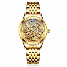 Load image into Gallery viewer, Luxury Brand Watches Women&#39;s Automatic Mechanical Watches For Women Gold Phoenix Mechanical Watch Waterproof Senhoras Assistir