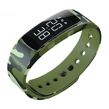 Load image into Gallery viewer, Fashion Camouflage Luminous Clock Digital Watch Waterproof Women Electric LED Sports Watches Smart Charging Bracelet Wristwatch