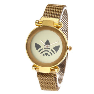 New Women Fashion Watches Luxury Brand AD Women Watch Magnet Wteel Mesh Wtrap Ladies Watch Girl Gift Reloj Mujer Hodinky