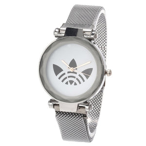 New Women Fashion Watches Luxury Brand AD Women Watch Magnet Wteel Mesh Wtrap Ladies Watch Girl Gift Reloj Mujer Hodinky