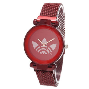 New Women Fashion Watches Luxury Brand AD Women Watch Magnet Wteel Mesh Wtrap Ladies Watch Girl Gift Reloj Mujer Hodinky