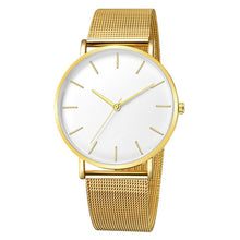 Load image into Gallery viewer, Free Shipping Women Watch Mesh Stainless Steel Bracelet Casual Wrist Watch Women Watches reloj mujer relogio feminino 2019