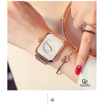 Load image into Gallery viewer, GUOU Relogio Feminino 2019 Luxury Watch Women's Watches Fashion Rose Gold Ladies Watch Clock Women saat reloj mujer