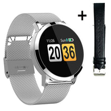 Load image into Gallery viewer, Q8 Plus Rose Smart Watch OLED Color Screen Smartwatch women Fashion Fitness Tracker Heart Rate monitor Wristband Step Counter