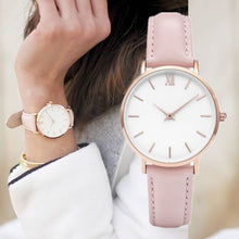 Load image into Gallery viewer, New Fashion Simple Women Watches Casual Ladies Leather Quartz Watch Watch Woman Clocks Vrouwen Zegarek Damski watch-watch