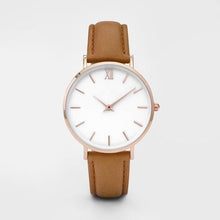 Load image into Gallery viewer, New Fashion Simple Women Watches Casual Ladies Leather Quartz Watch Watch Woman Clocks Vrouwen Zegarek Damski watch-watch