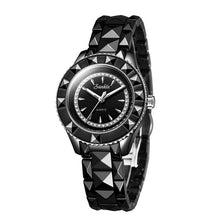 Load image into Gallery viewer, SUNKTA All black Ceramic Women Watches Ladies Fashion Simple Quartz Watch Women Top Brand Luxury Female Clock Relogio Feminino