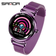 Load image into Gallery viewer, SANDA H2 Women Physiological Period Prediction Smart Dress Wristwatches Blood Pressure Call Reminder Heart Rate Monitor Calorie