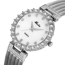 Load image into Gallery viewer, MISSFOX Women Watches Luxury Brand Watch Bracelet Waterproof Big Lab Diamond Ladies Wrist Watches For Women Quartz Clock Hours