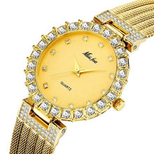 Load image into Gallery viewer, MISSFOX Women Watches Luxury Brand Watch Bracelet Waterproof Big Lab Diamond Ladies Wrist Watches For Women Quartz Clock Hours