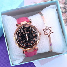 Load image into Gallery viewer, Fashion Starry Sky Women Watches Top Sale Leather Ladies Bracelet Watch Quartz Wristwatches Casual Female Clock Relogio Feminino