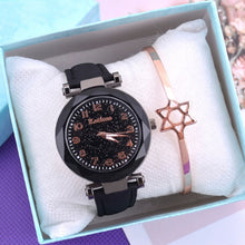 Load image into Gallery viewer, Fashion Starry Sky Women Watches Top Sale Leather Ladies Bracelet Watch Quartz Wristwatches Casual Female Clock Relogio Feminino