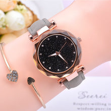 Load image into Gallery viewer, Fashion Starry Sky Women Watches Top Sale Leather Ladies Bracelet Watch Quartz Wristwatches Casual Female Clock Relogio Feminino