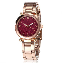 Load image into Gallery viewer, Women Watch Star Sky Dial Clock Luxury Rose Gold Bracelet Women Wrist Watch Ladies Clock reloj mujer relogio feminino 2019 Hot