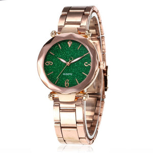 Women Watch Star Sky Dial Clock Luxury Rose Gold Bracelet Women Wrist Watch Ladies Clock reloj mujer relogio feminino 2019 Hot