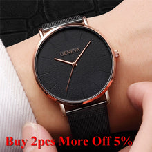 Load image into Gallery viewer, Women Watches Bayan Kol Saati Fashion Rose Gold Silver Ladies Watch For Women reloj mujer saat relogio zegarek damski часы женск