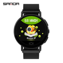 Load image into Gallery viewer, SANDA T7 Women Smart Spanish languages Wristwatch Male Business Russian Reminder Heart Rate Calorie Step Clock For IPhone Huawei