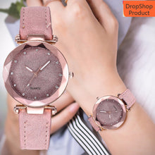 Load image into Gallery viewer, Women Watch Ladies fashion Korean Rhinestone Rose Gold Quartz Watch Female Belt Watch reloj de mujer clock Dress 2019 Gift Q