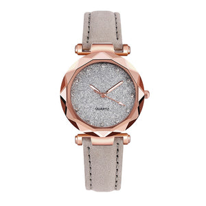 Women Watch Ladies fashion Korean Rhinestone Rose Gold Quartz Watch Female Belt Watch reloj de mujer clock Dress 2019 Gift Q