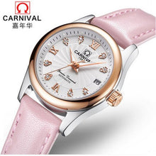 Load image into Gallery viewer, Carnival Women Watches top Luxury Brand ladies Automatic Mechanical Watch Women Sapphire Waterproof relogio feminino reloj mujer