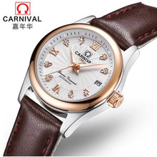 Load image into Gallery viewer, Carnival Women Watches top Luxury Brand ladies Automatic Mechanical Watch Women Sapphire Waterproof relogio feminino reloj mujer