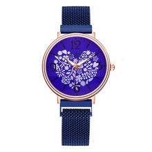 Load image into Gallery viewer, Women Magnet Buckle Love Heart Watch Luxury Ladies Stainless Steel Quartz Watch CCQ Brand Relogio Feminino