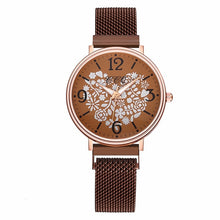 Load image into Gallery viewer, Women Magnet Buckle Love Heart Watch Luxury Ladies Stainless Steel Quartz Watch CCQ Brand Relogio Feminino