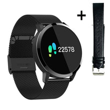 Load image into Gallery viewer, Q8 Plus Rose Smart Watch OLED Color Screen Smartwatch women Fashion Fitness Tracker Heart Rate monitor Wristband Step Counter