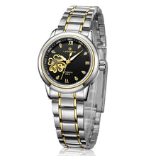 Load image into Gallery viewer, Luxury Brand Rhinestone Ladies Watch Fashion Skeleton Diamond Watches Women Automatic Mechanical Waterproof Wristwatch 2019 New