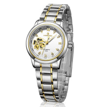 Load image into Gallery viewer, Luxury Brand Rhinestone Ladies Watch Fashion Skeleton Diamond Watches Women Automatic Mechanical Waterproof Wristwatch 2019 New