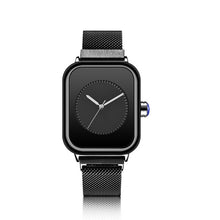 Load image into Gallery viewer, Creative New Women Watches Quartz REBIRTH Square Magnetic Minimalist Ladies Wristwatch Rose Gold Luxury Band Reloj Mujer 2019