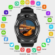 Load image into Gallery viewer, U8 Plus Smart watch Bluetooth touch screen Android waterproof sports men and women smart watch with camera SIM card slot PK DZ09