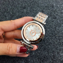 Load image into Gallery viewer, Luxury Reloj Mujer Hot Sale Newest Top Lady Silver Gold Full Steel  Quartz Watch Lady Holiday Gift Match Fit Original Pandoraes