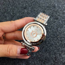 Load image into Gallery viewer, Luxury Reloj Mujer Hot Sale Newest Top Lady Silver Gold Full Steel  Quartz Watch Lady Holiday Gift Match Fit Original Pandoraes
