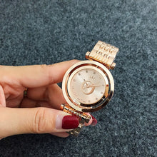 Load image into Gallery viewer, Luxury Reloj Mujer Hot Sale Newest Top Lady Silver Gold Full Steel  Quartz Watch Lady Holiday Gift Match Fit Original Pandoraes