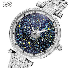 Load image into Gallery viewer, Princess Butterfly Women Starry Sky Watches Luxury Brand Rhinestone Crystal Wristwatch Waterproof Quartz Reloj Mujer