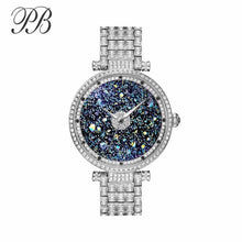 Load image into Gallery viewer, Princess Butterfly Women Starry Sky Watches Luxury Brand Rhinestone Crystal Wristwatch Waterproof Quartz Reloj Mujer