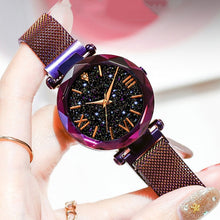 Load image into Gallery viewer, Luxury Women Watches Magnetic Starry Sky watches Ladies Watch Quartz Wristwatch Dress Female Clock relogio feminino reloj mujer