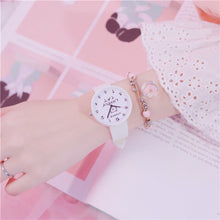 Load image into Gallery viewer, Sunny Children Great Watch Girls Cute Clocks Soft Junior High School Students Sport Wristwatch Small Fresh Watches Lady Clock