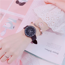 Load image into Gallery viewer, Sunny Children Great Watch Girls Cute Clocks Soft Junior High School Students Sport Wristwatch Small Fresh Watches Lady Clock