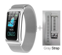 Load image into Gallery viewer, AK12 women smart watch 1.14" IP68 waterproof heart rate stopwatch alarm clock fitness tracker swim watches PK X3 S2 Android IOS