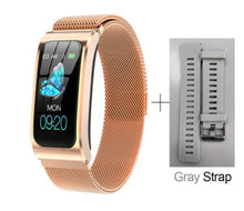 Load image into Gallery viewer, AK12 women smart watch 1.14" IP68 waterproof heart rate stopwatch alarm clock fitness tracker swim watches PK X3 S2 Android IOS