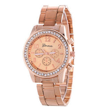 Load image into Gallery viewer, new geneva classic luxury rhinestone watch women watches fashion ladies women clock Reloj Mujer Relogio Feminino 2019