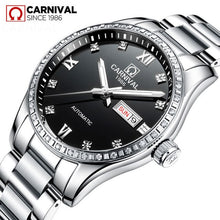 Load image into Gallery viewer, 2019 New CARNIVAL Simple Women Watches Luxury Brand Ladies Automatic Mechanical Watch Women Sapphire Waterproof relogio feminino